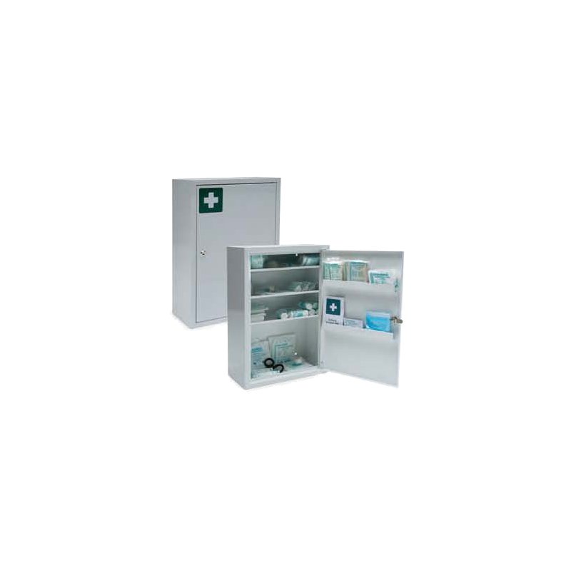 LEINA-WERKE verbandkast Medisan D, DIN 13157, wit, 400×200×580 mm
